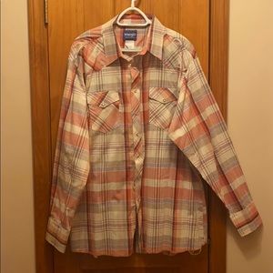 Vintage Wrangler pearl snap shirt in XXL Tall